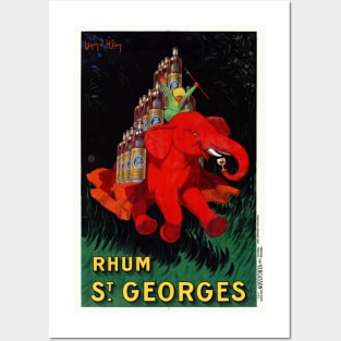 Rhum St. Georges Vintage Advertising Poster 1926 Posters and Art